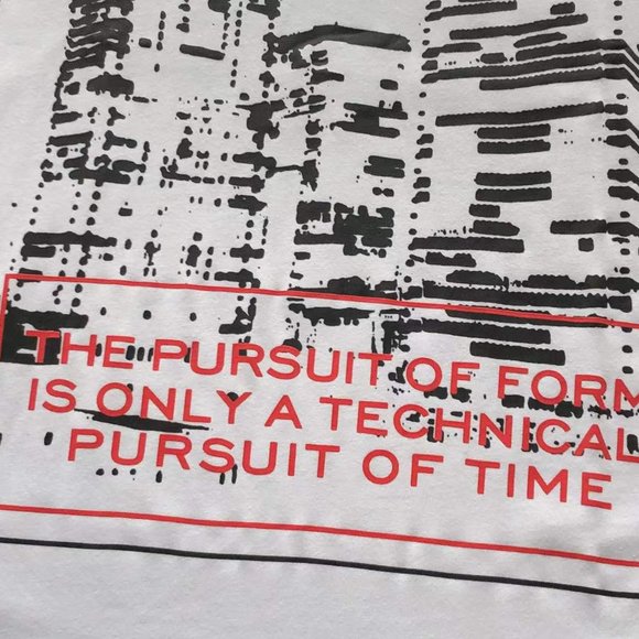 Cavermpt White Short Sleeve City Skyscraper Print T-Shirt - Picture 7 of 11